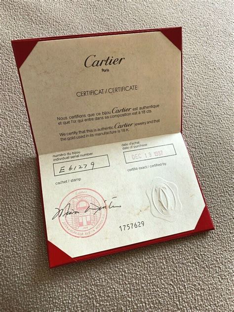 cartier gift certificate